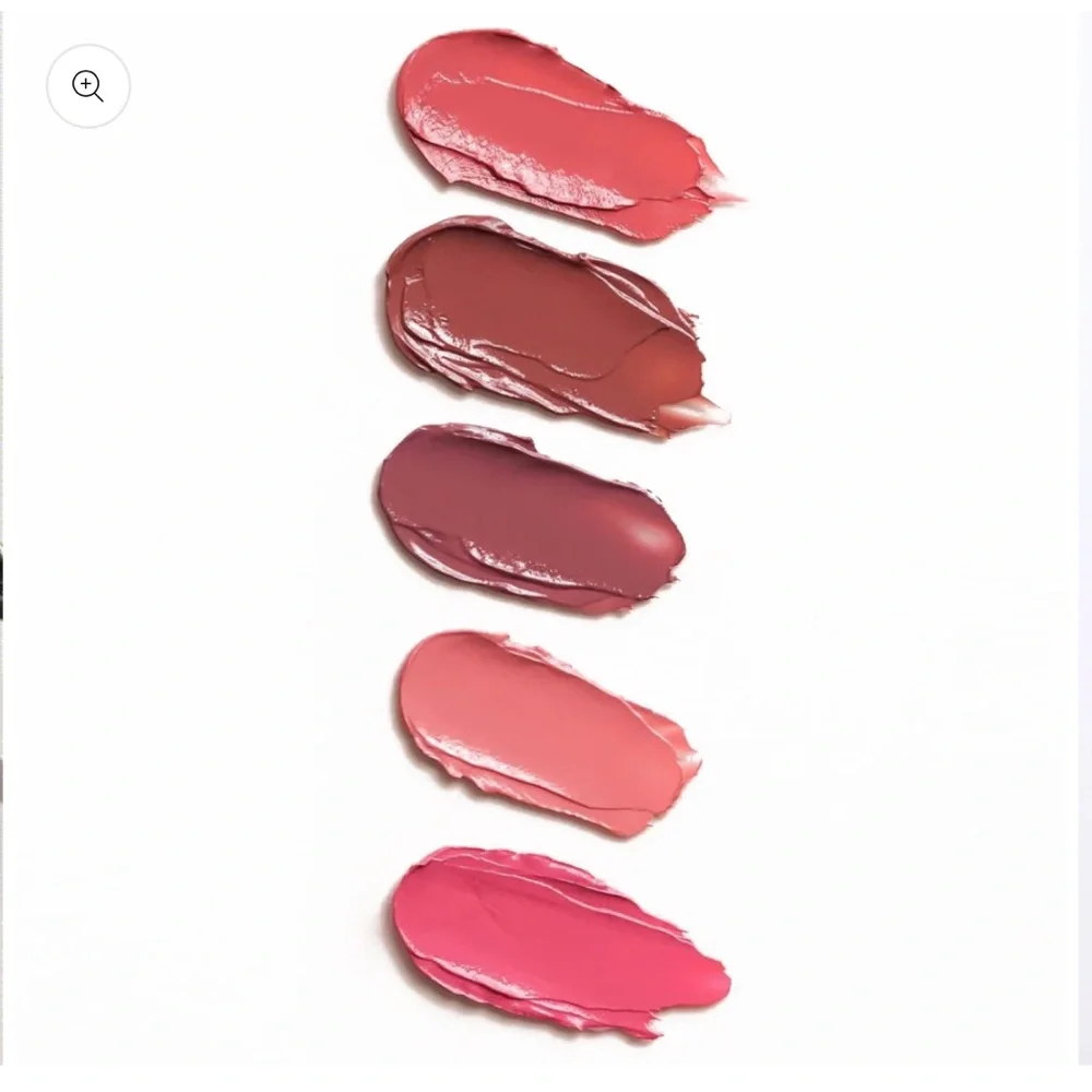 Seraphine Botanicals Rhubarb + Rose - Creamy Lip & Cheek Palette.